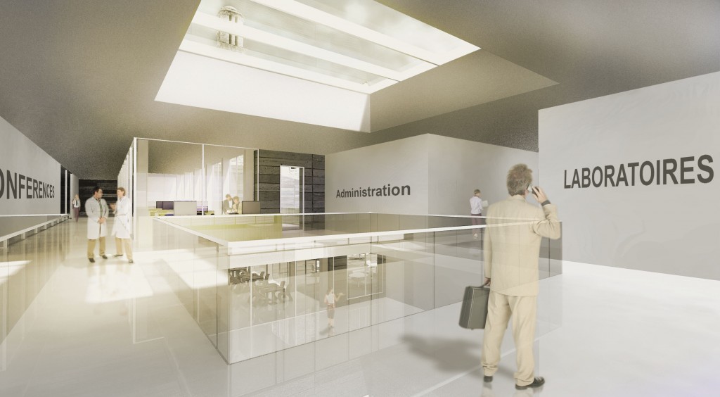 8 Hall du centre de recherche